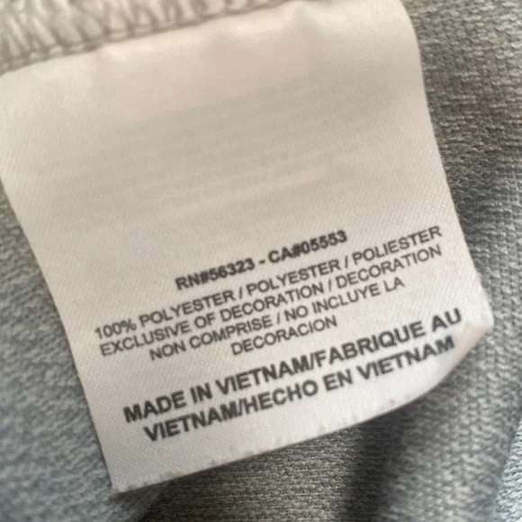 Nike Tour Performance Dri Fit Golf Sweatshirt Pullover. Grey and White. Collar. - Picture 8 of 10